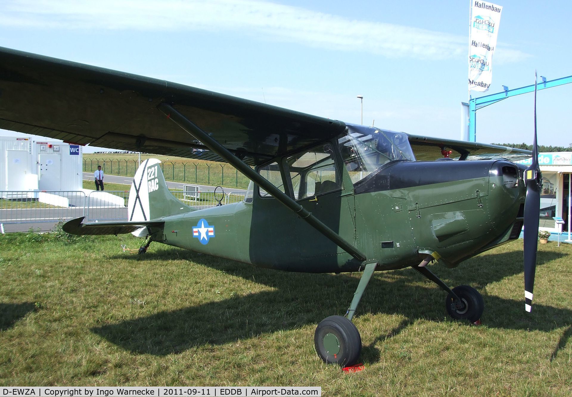 D-EWZA, 1951 Cessna L-19A Bird Dog C/N 22245, Cessna L-19A (O-1A) Bird Dog at the ILA 2012, Berlin