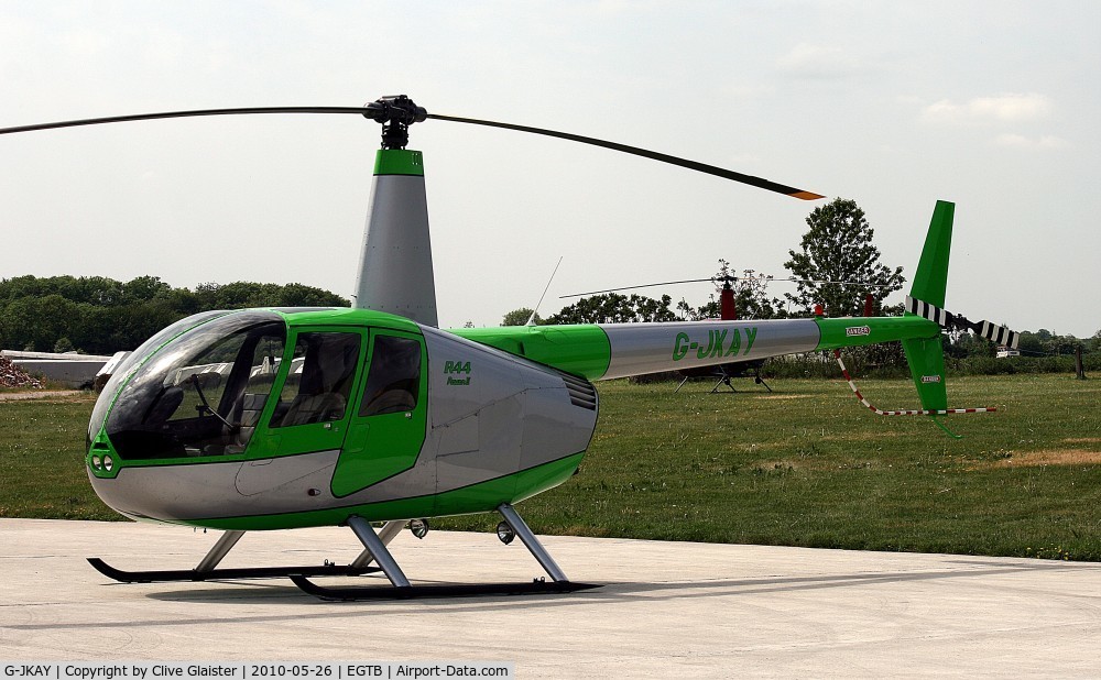 G-JKAY, 2006 Robinson R44 Raven II C/N 11093, Originally owned to and currently with, Jamiroquai Ltd in May 2006.