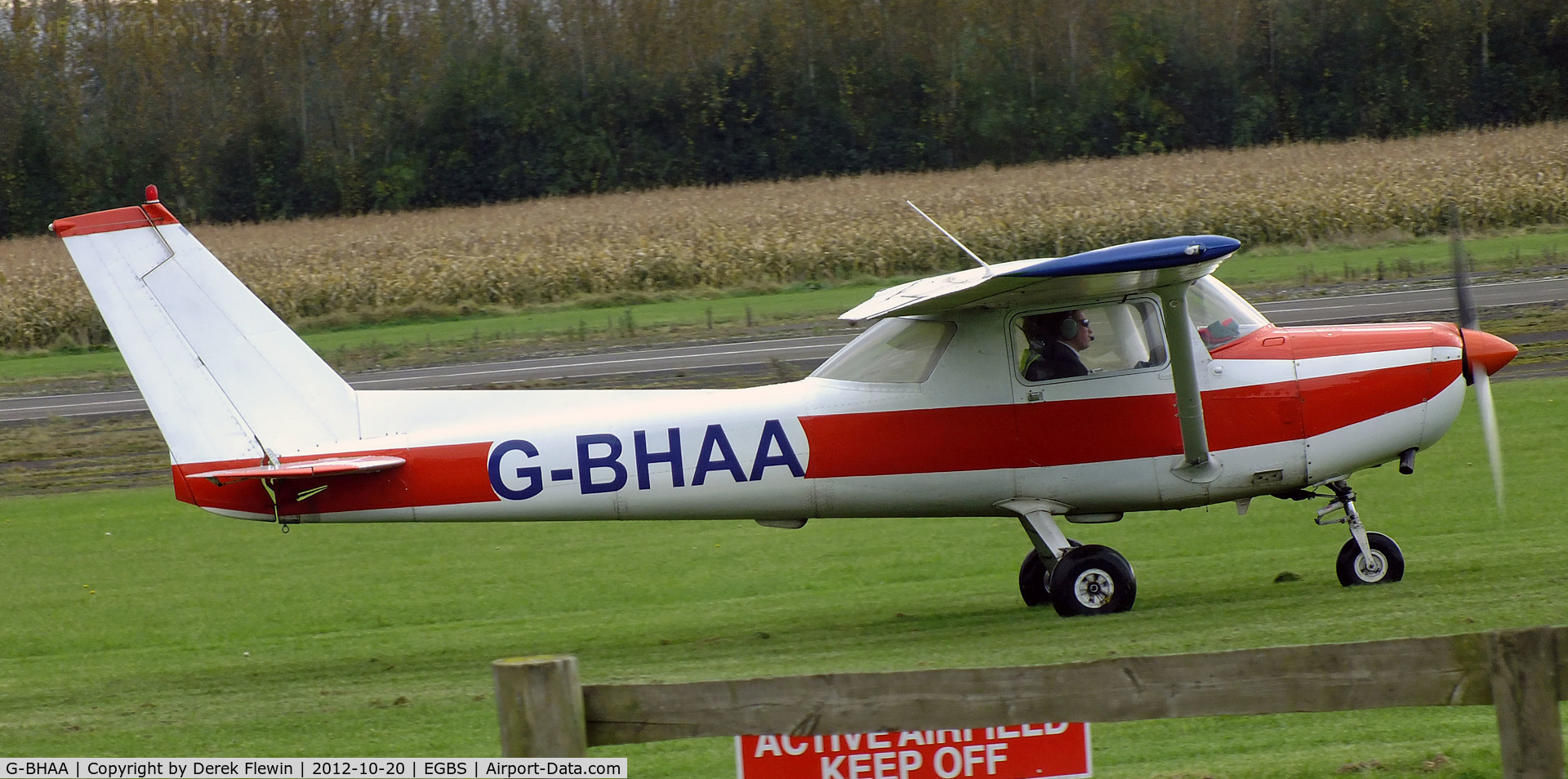 G-BHAA, 1978 Cessna 152 C/N 15281330, EGBS resident.