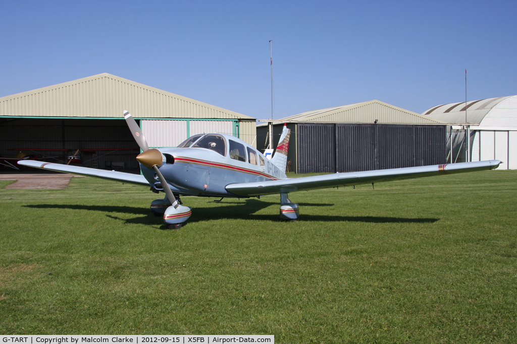 G-TART, 1979 Piper PA-28-236 Dakota C/N 28-7911261, Piper PA-28-236 Dakota, Fishburn Airfield UK, September 2012.