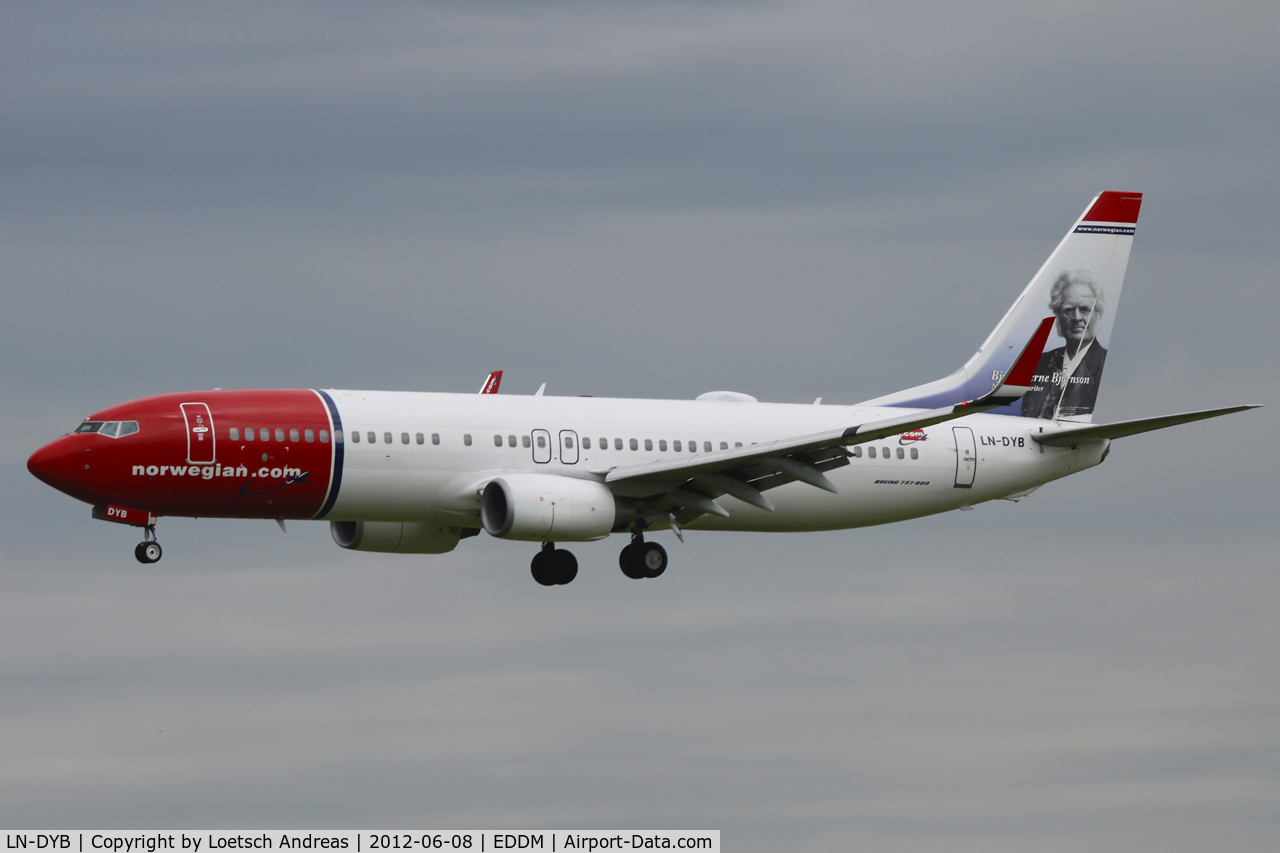 LN-DYB, 2009 Boeing 737-8JP C/N 39163, Norwegian