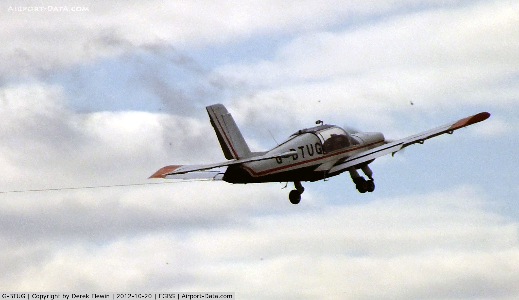 G-BTUG, 1978 Socata Rallye 180T Galerien C/N 3208, Herefordshire Gliding Club Tug Aircraft, EGBS resident.