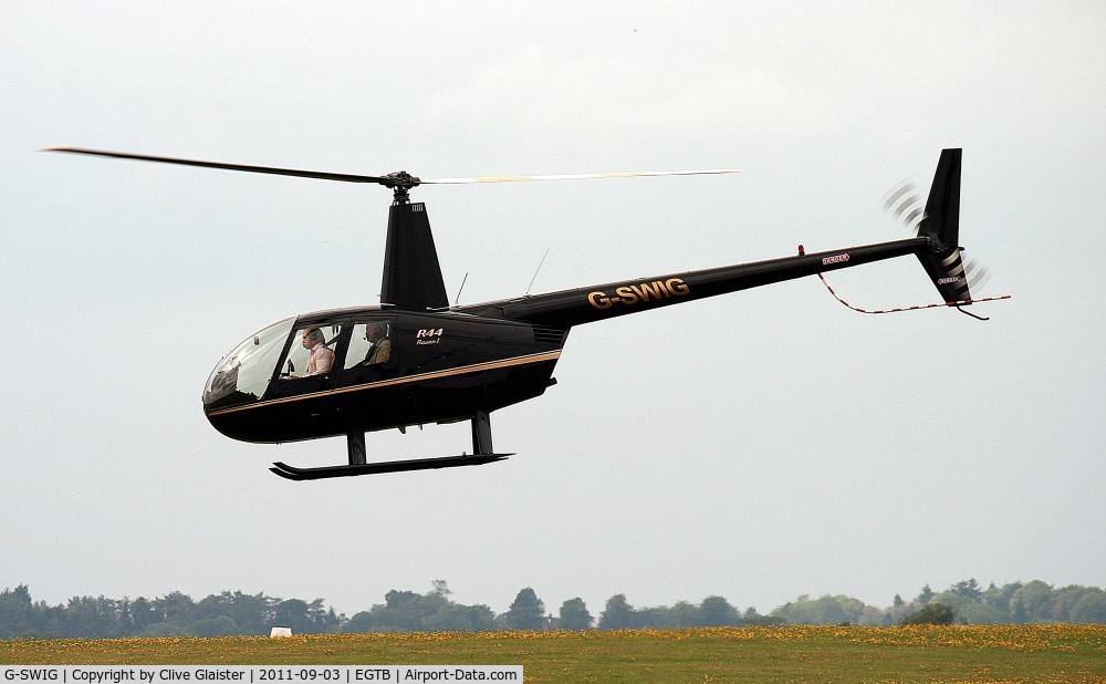 G-SWIG, 2007 Robinson R44 Raven C/N 1700, Ex: N30607 > EI-EXM > G-SWIG - Originaly and currently in private hands since April 2010.