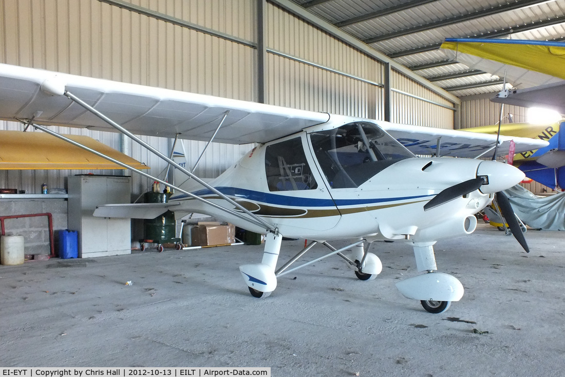 EI-EYT, Comco Ikarus C42 FB100 C/N Not found-EI-EYT, hangared at Limetree Airfield, Portarlington, Ireland,