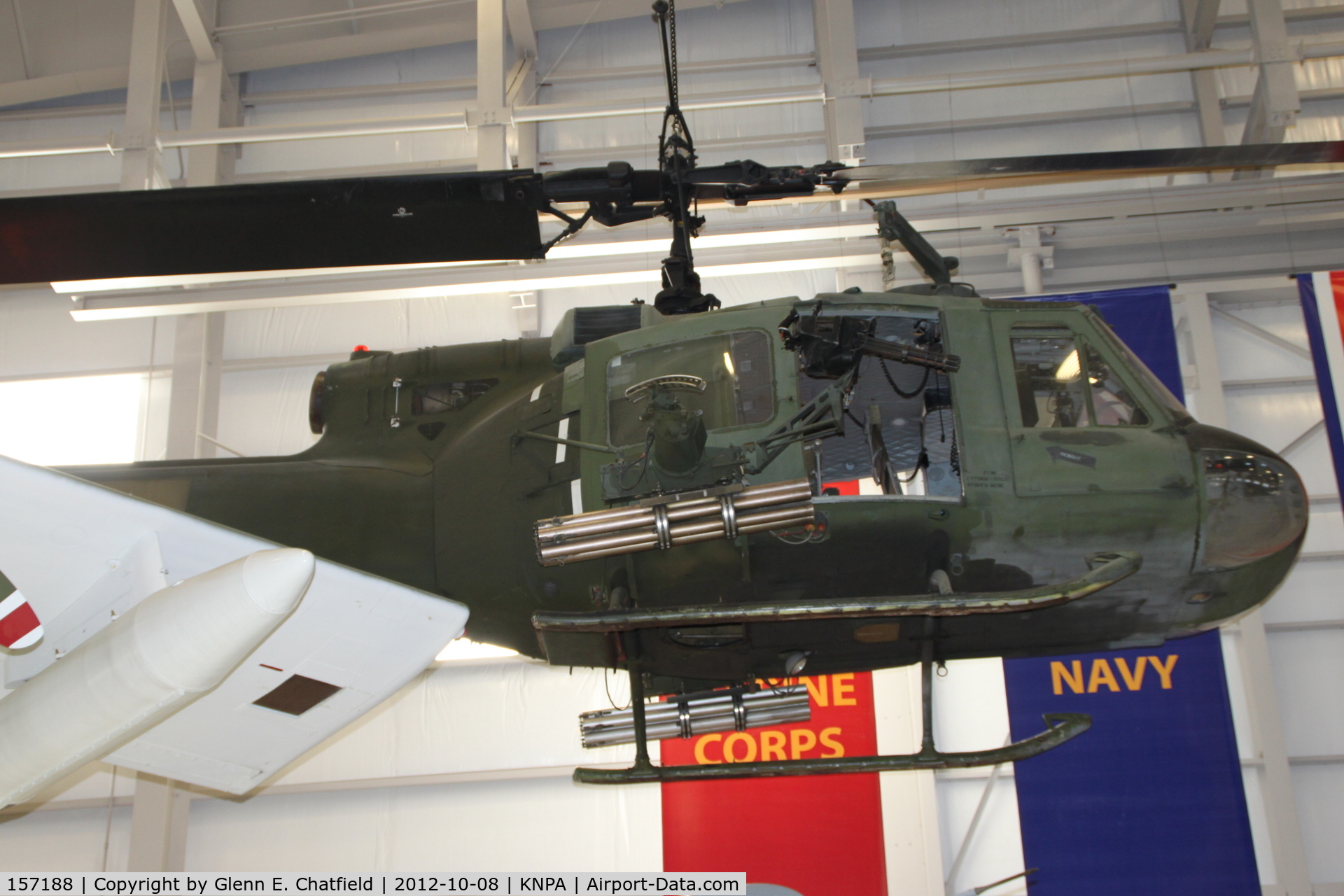 157188, 1970 Bell HH-1K Iroquois C/N 6312, Naval Aviation Museum