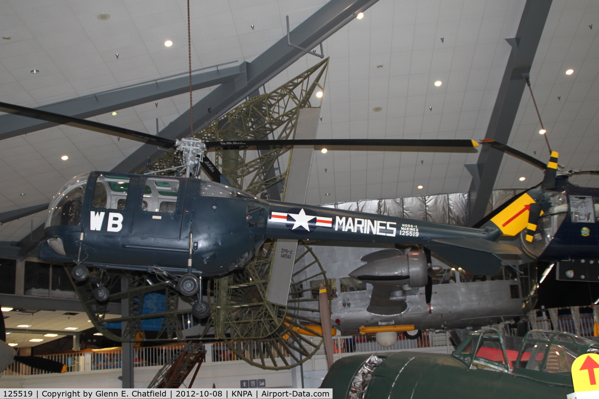 125519, 1952 Sikorsky HO5S-1 C/N 52.012, Naval Aviation Museum