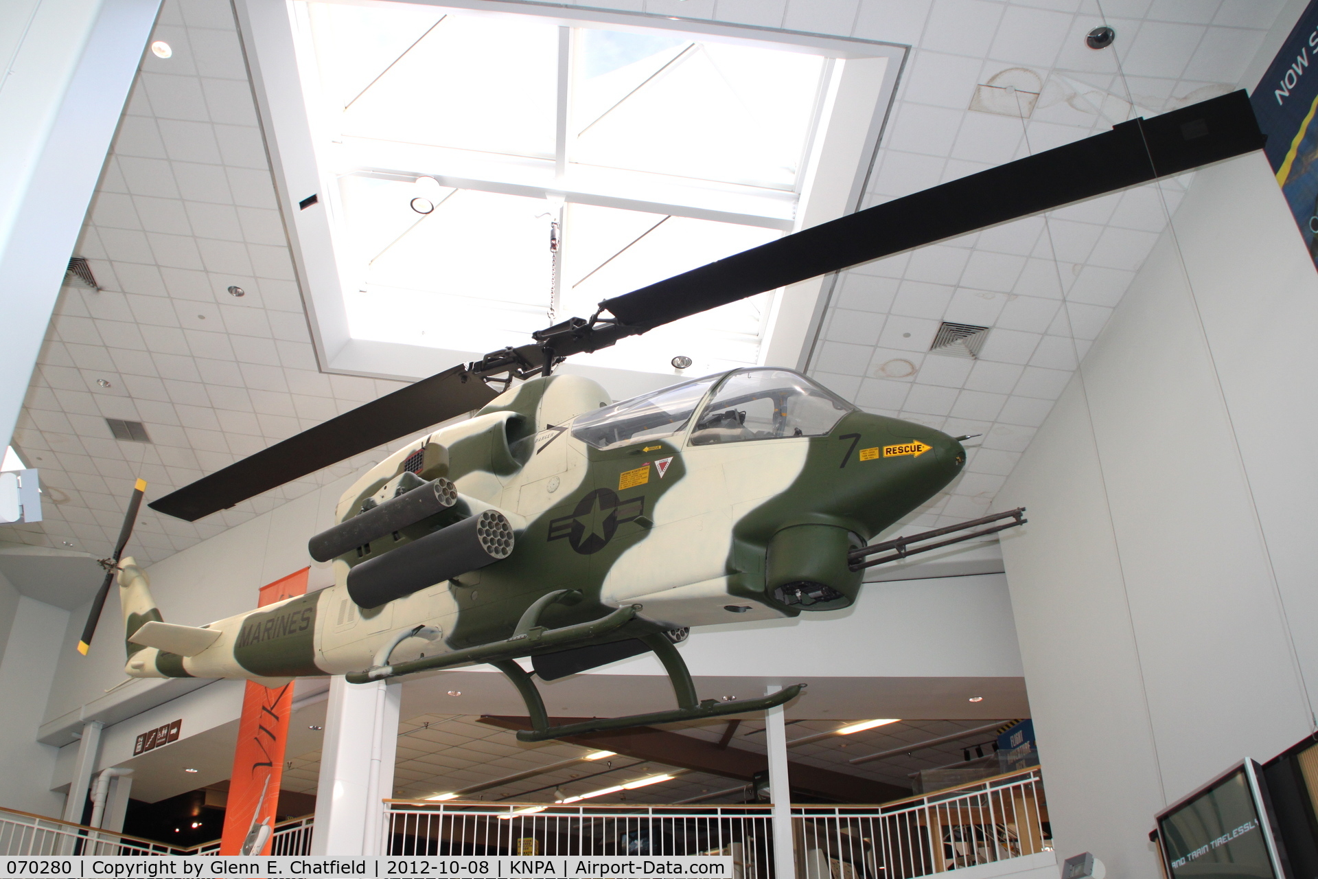 070280, Bell AH-1J Sea Cobra C/N composite airframe, Naval Aviation Museum