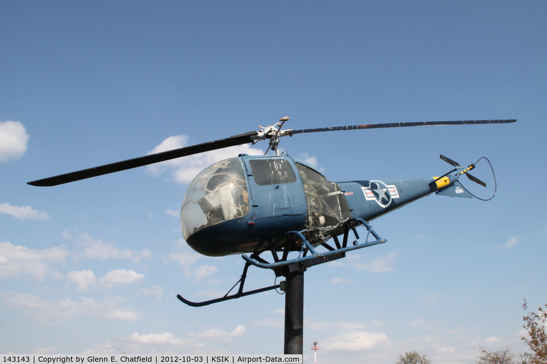 143143, Bell UH-13P C/N 1611, Veteran's Memorial Park