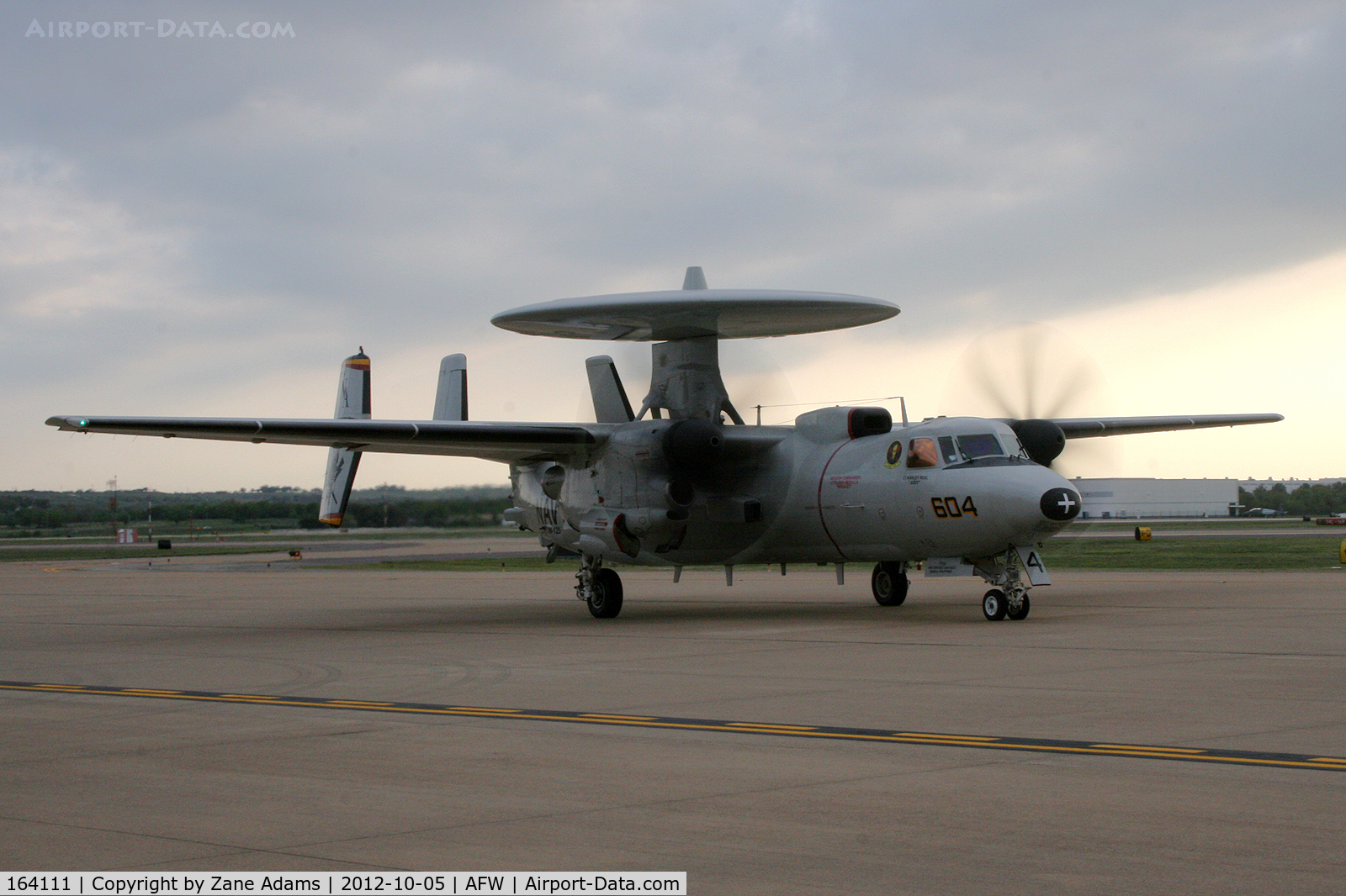 164111, Grumman E-2C Hawkeye Group 2 C/N A52-143, At the 2012 Alliance Airshow - Fort Worth, TX