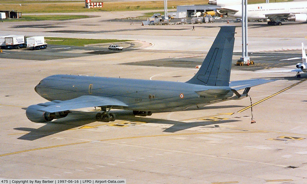 475, 1963 Boeing C-135FR Stratotanker C/N 18684, Boeing C-135FR [18684] (French Air Force) Orly~F 16/06/1997