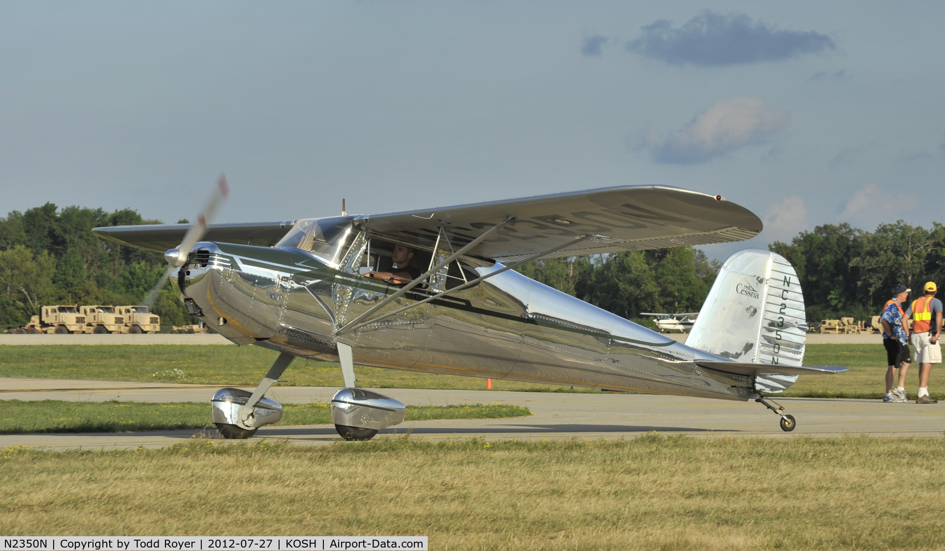N2350N, 1947 Cessna 140 C/N 12596, Airventure 2012