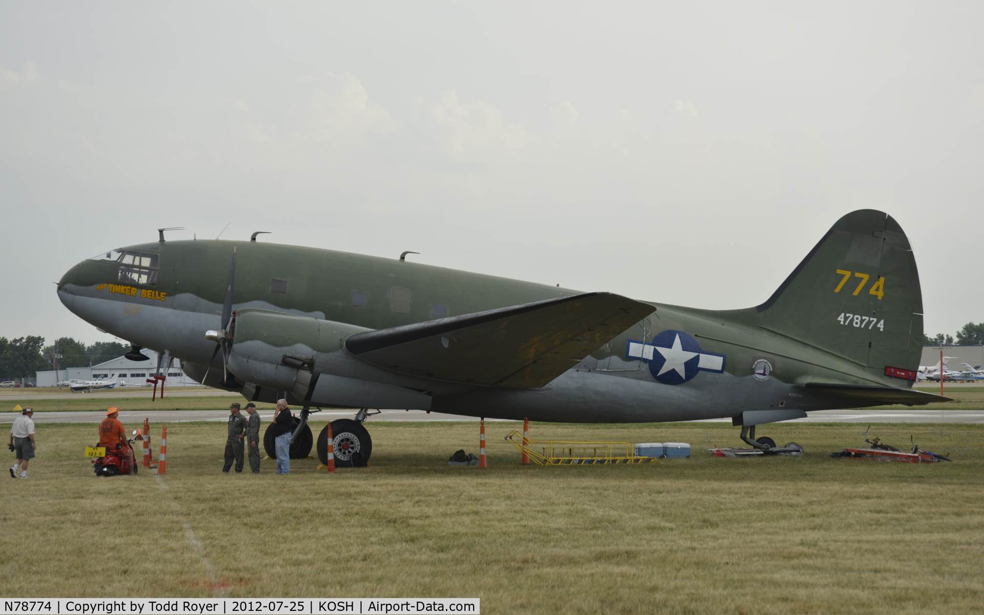 N78774, 1944 Curtiss C-46F Commando C/N 22597, Airventure 2012