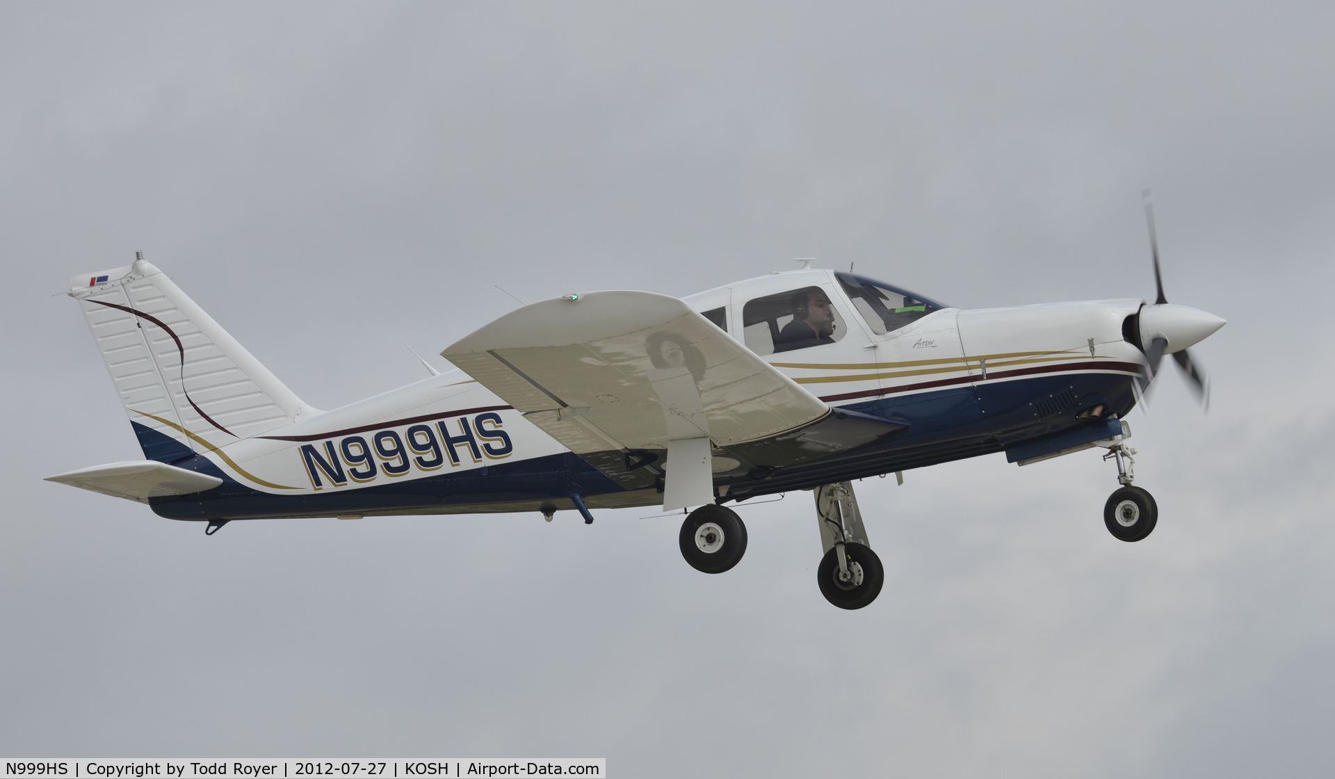 N999HS, 1968 Piper PA-28R-180 Cherokee Arrow C/N 28R-30716, Airventure 2012