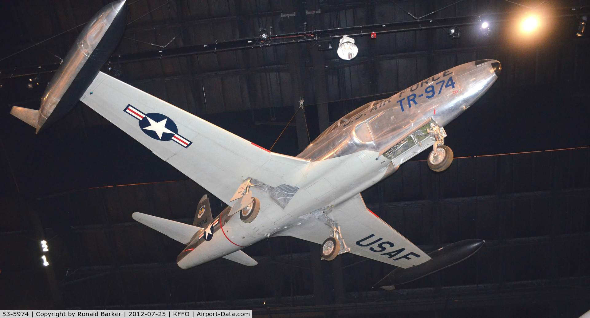 53-5974, 1953 Lockheed T-33A-5-LO Shooting Star C/N 580-9456, AF Museum