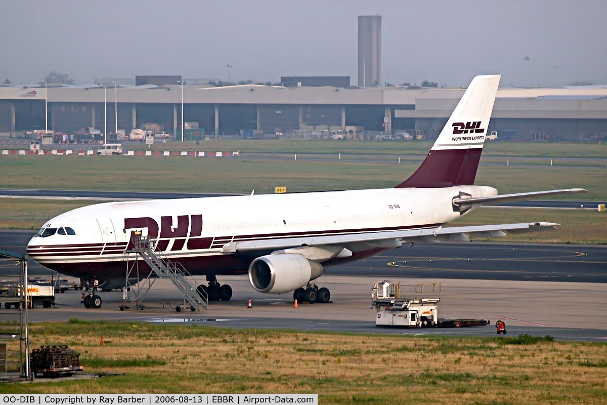 OO-DIB, 1983 Airbus A300B4-203(F) C/N 274, Airbus A300B4-203(F) [274] (DHL) Brussels~OO 13/08/2006
