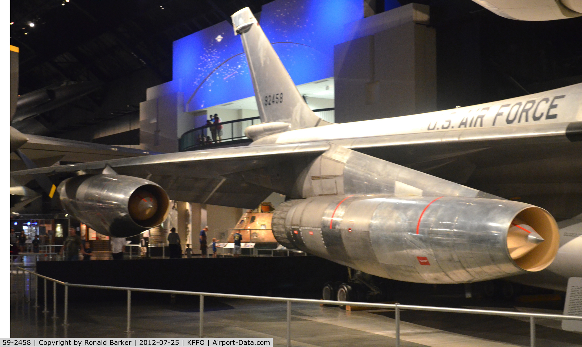 59-2458, 1959 Convair B-58A Hustler C/N 61, AF Museum