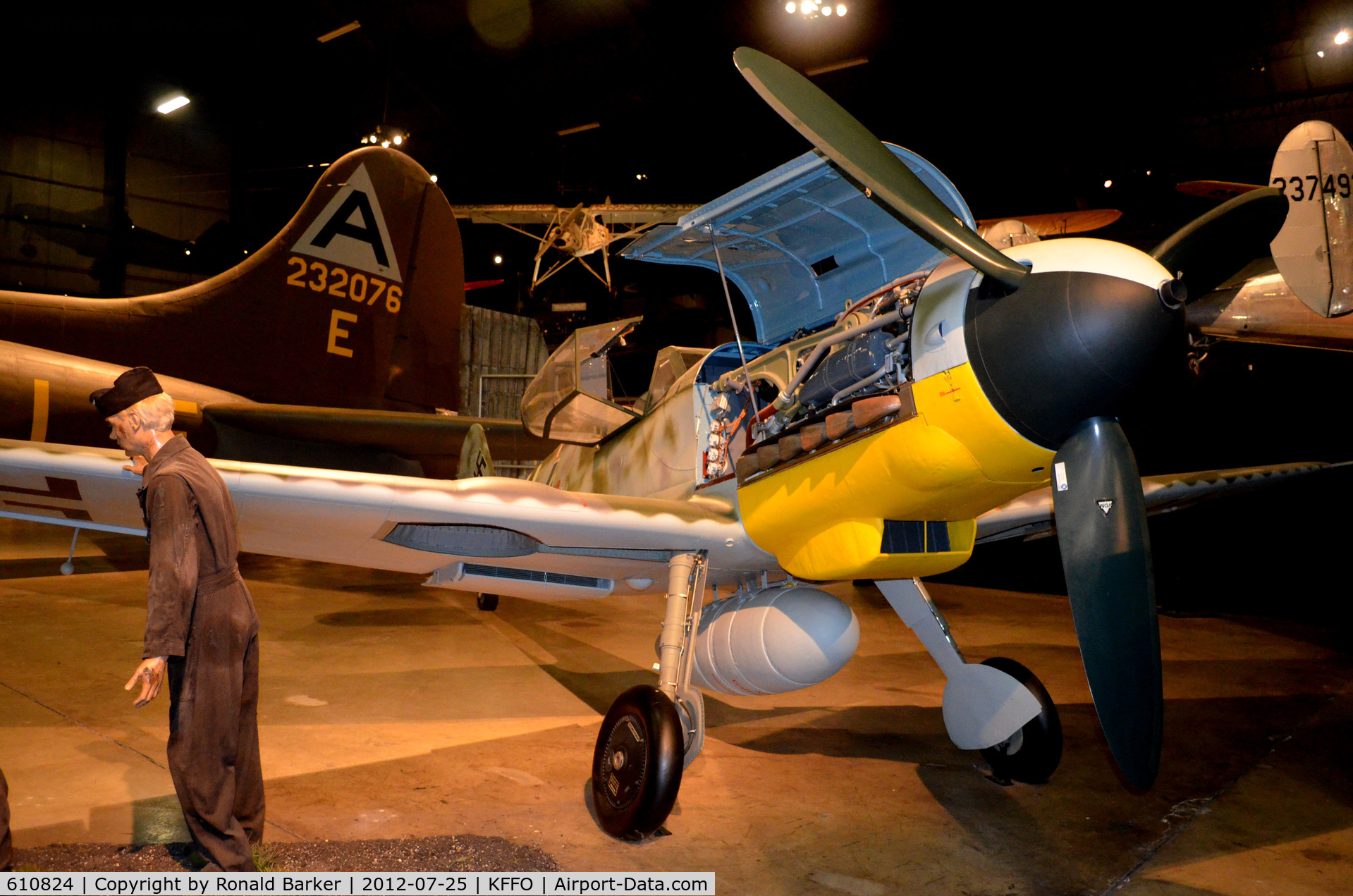 610824, Messerschmitt Bf-109G-10 C/N Not found 6110824, AAF Museum