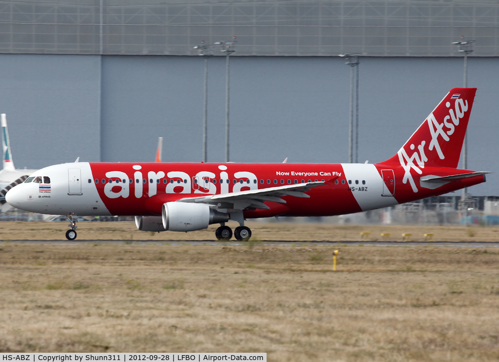 HS-ABZ, 2012 Airbus A320-216 C/N 5283, Delivery day... 'AirAsia' titles