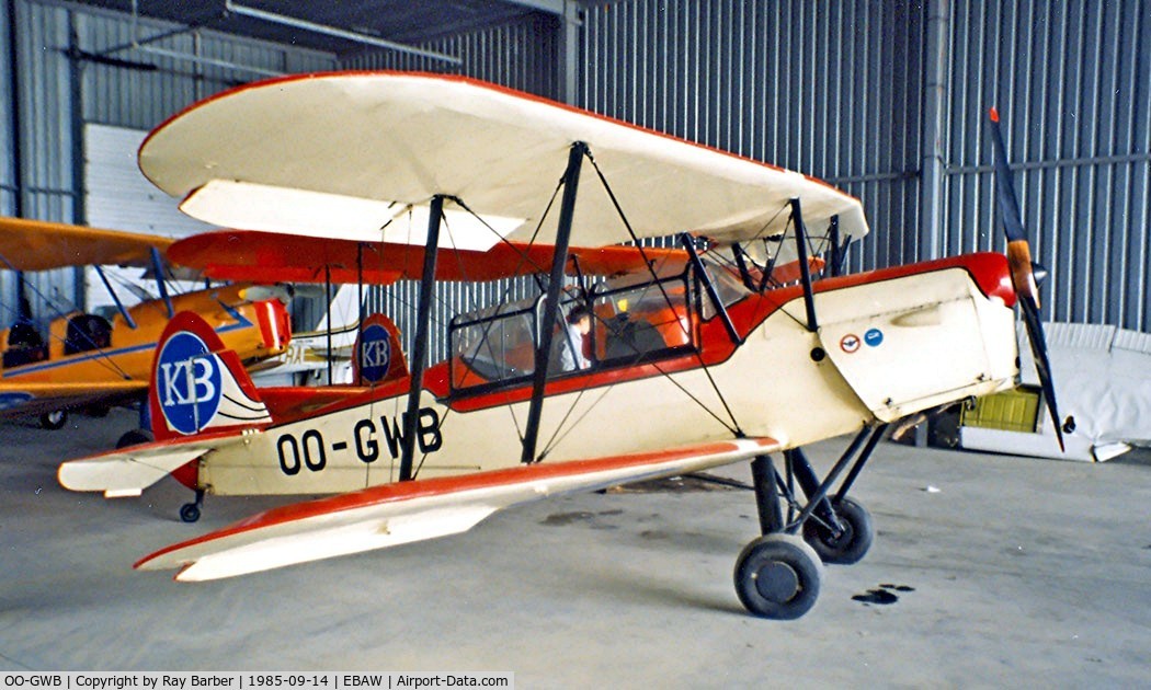 OO-GWB, 1951 Stampe-Vertongen SV-4B C/N 1171, Stampe et Vertongen Stampe SV.4B [1171] Antwerp-Deurne~OO 14/09/1985