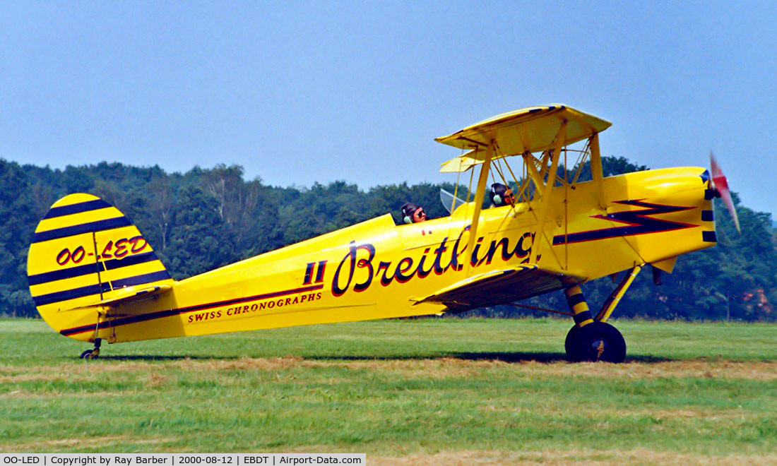 OO-LED, Stampe-Vertongen SV-4C C/N 388, SNCAN Stampe SV.4C [388] Schaffen -Diest~OO 12/08/2000.