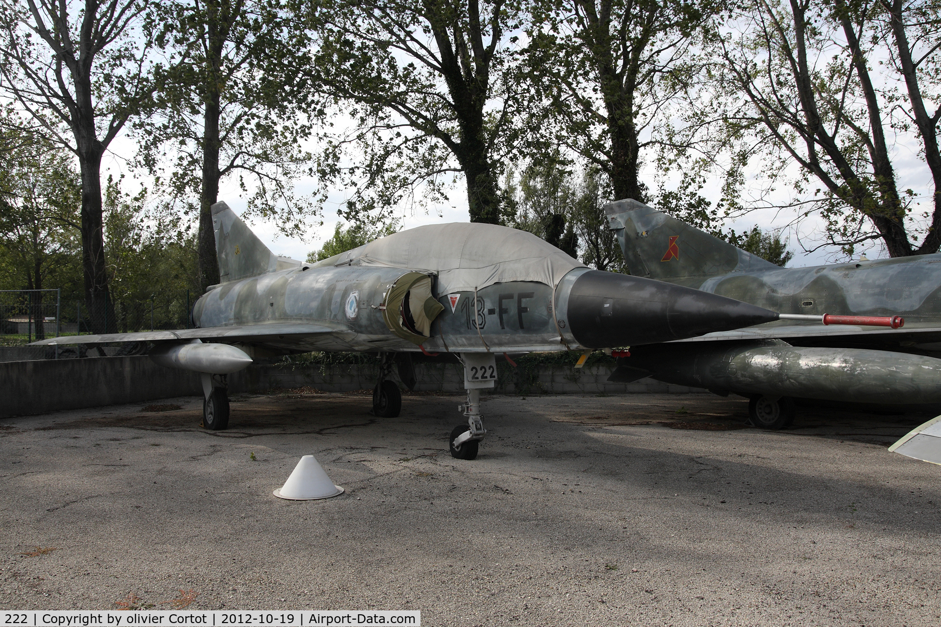 222, Dassault Mirage IIIB C/N 222, Musée aéronautique d'Orange, France