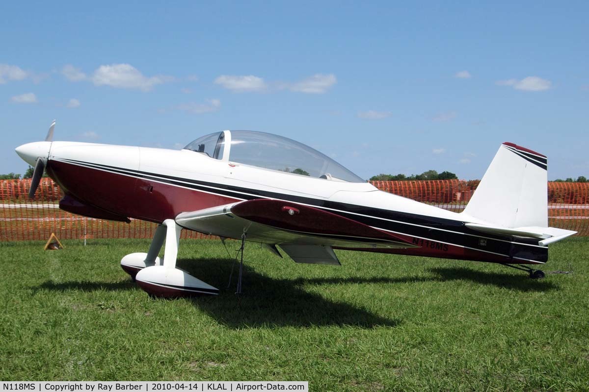 N118MS, 2001 Vans RV-8 C/N 1819, Van's RV-8 [1819] Lakeland-Linder~N 14/04/2010