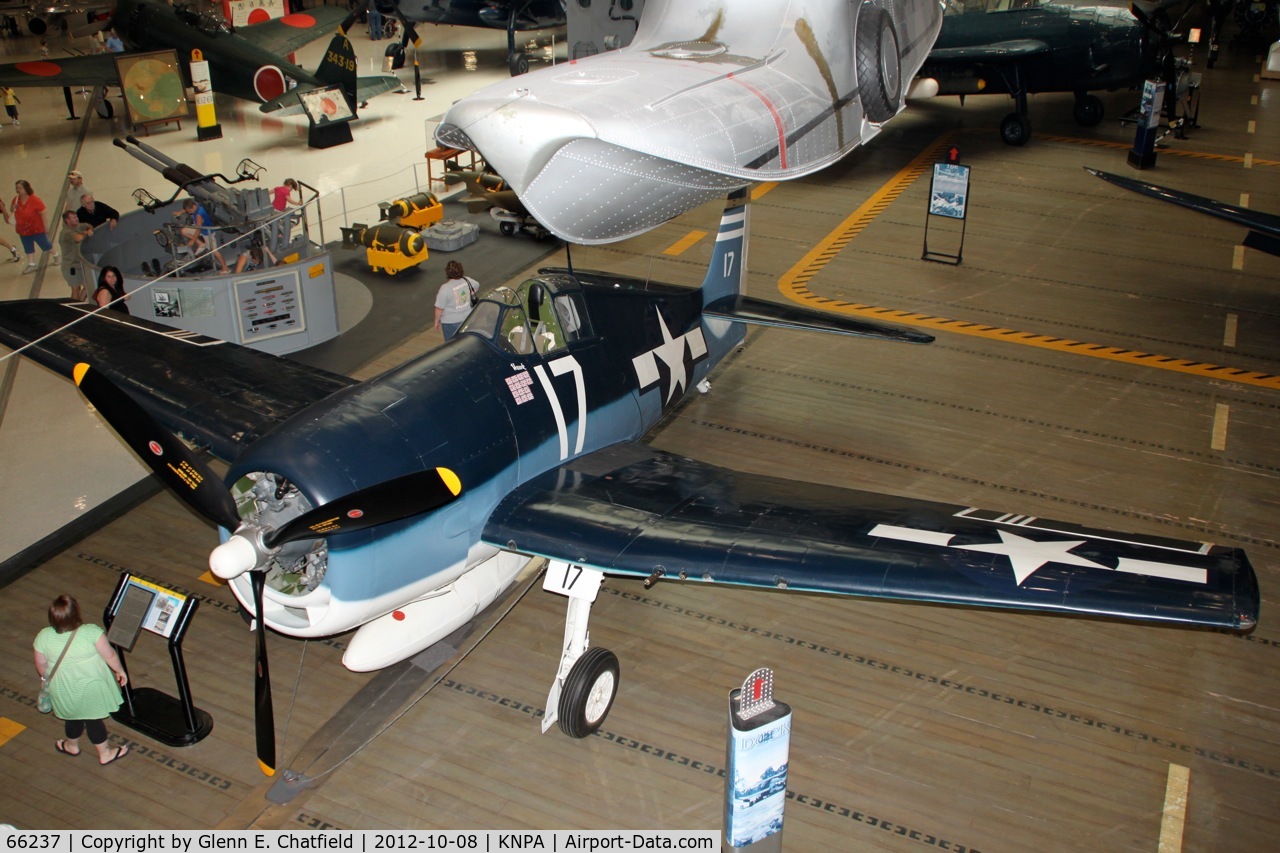 66237, Grumman F6F-3 Hellcat C/N A-1257, Naval Aviation Museum