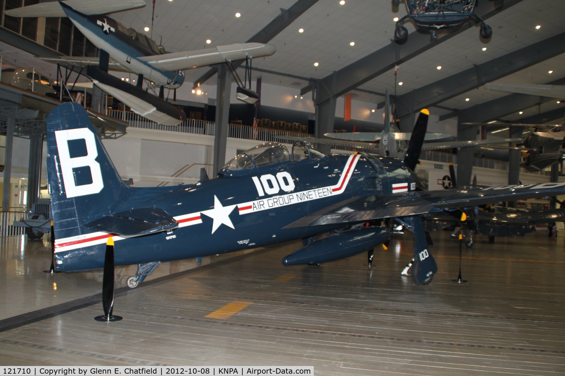 121710, Grumman F8F-2P Bearcat C/N D.1085, Naval Aviation Museum
