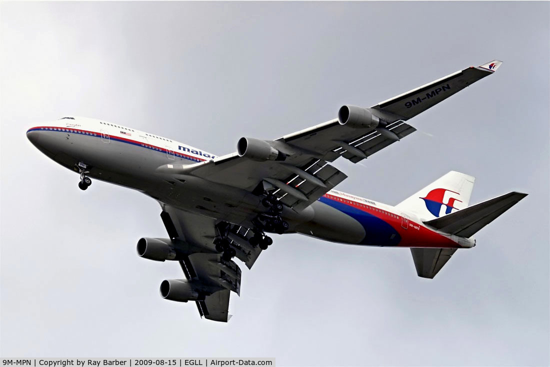 9M-MPN, 2000 Boeing 747-4H6 C/N 28432, Boeing 747-4H6 [28432] (Malaysia Airlines) Home~G 15/08/2009