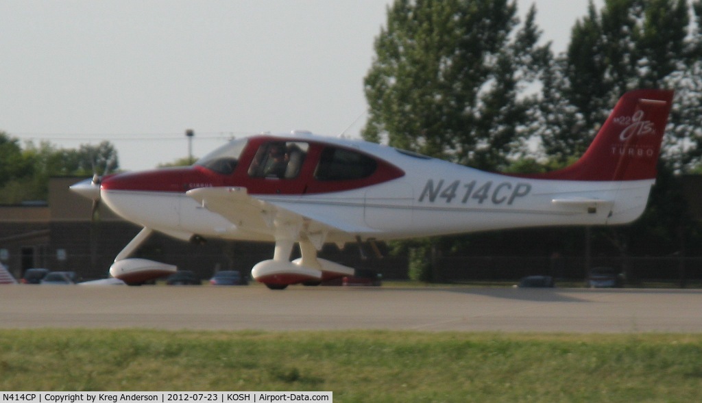 N414CP, 2008 Cirrus SR22 C/N 3209, EAA AirVenture 2012