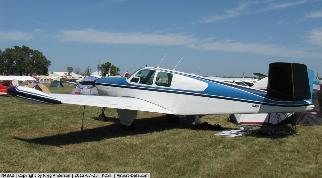N48AB, 1954 Beech E35 C/N D-3769, EAA AirVenture 2012