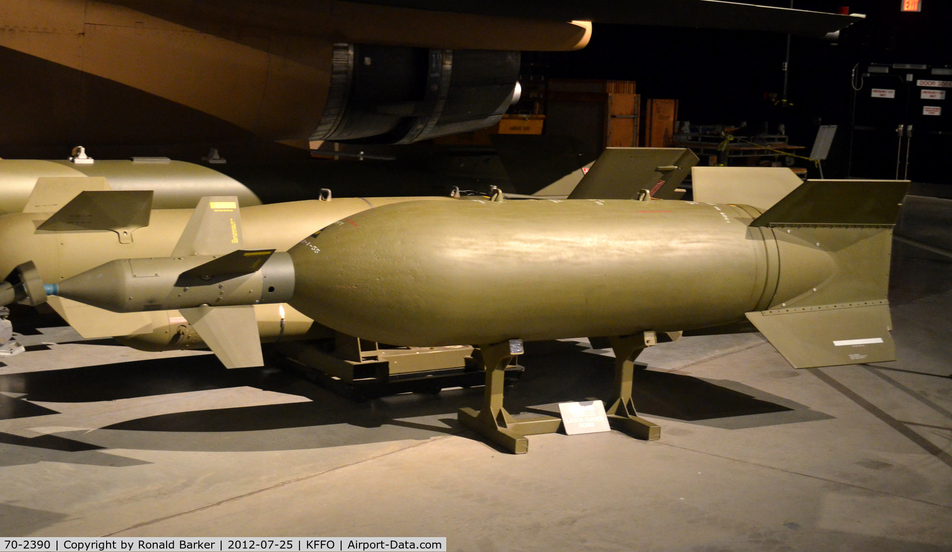 70-2390, 1970 General Dynamics F-111F Aardvark C/N E2-29, AF Museum  BGU-11  3000 lb bomb
