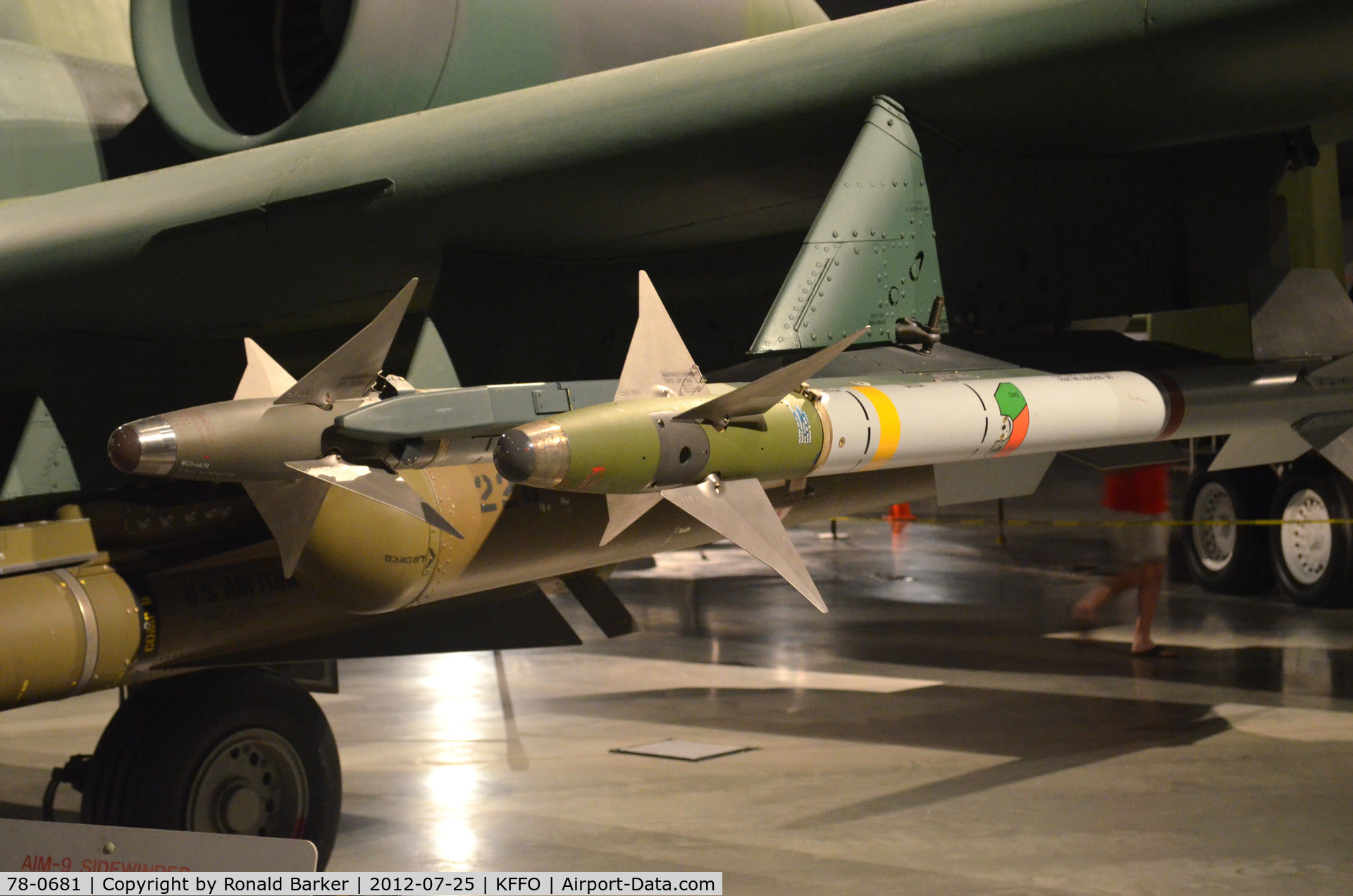 78-0681, 1978 Fairchild Republic A-10A Thunderbolt II C/N A10-0301, AF Museum AIM-9 missiles