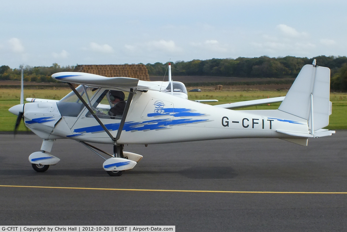 G-CFIT, 2008 Comco Ikarus C42 FB100 C/N 0804-6966, at Turweston's 