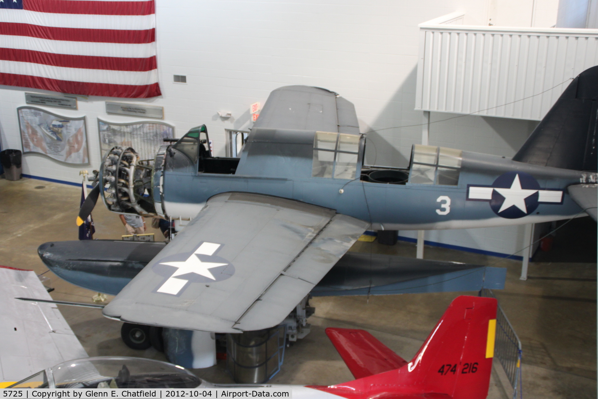 5725, 1942 Vought OS2U-3 Kingfisher C/N CV59250, Battleship Alabama Memorial Museum