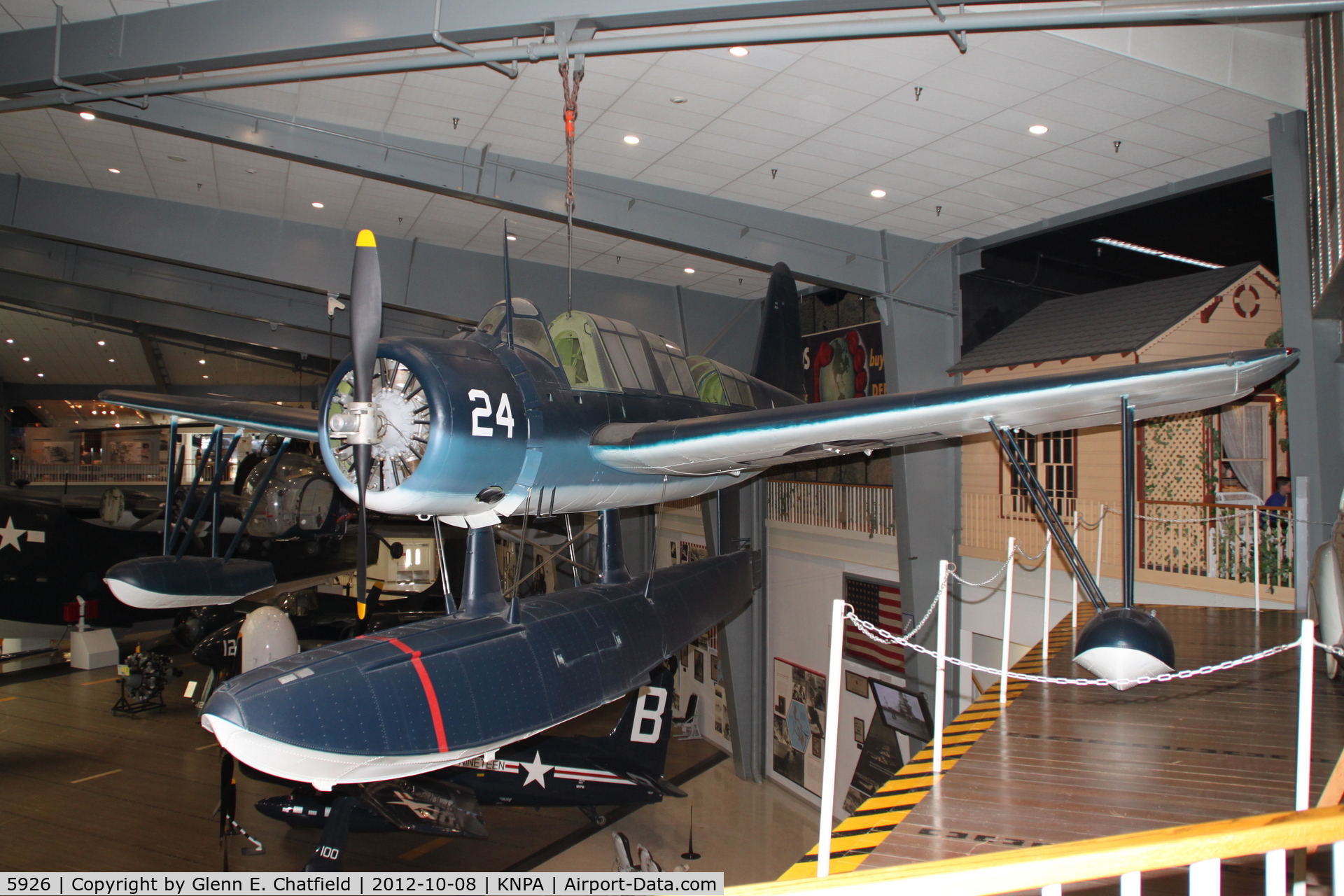 5926, 1942 Vought OS2U-3 Kingfisher C/N A-752, Battleship Alabama Memorial Museum
