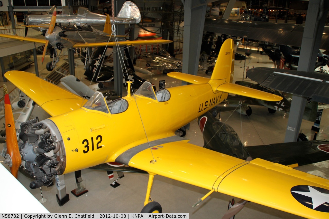 N58732, 1943 Timm N2T-1 C/N 216, Naval Aviation Museum.