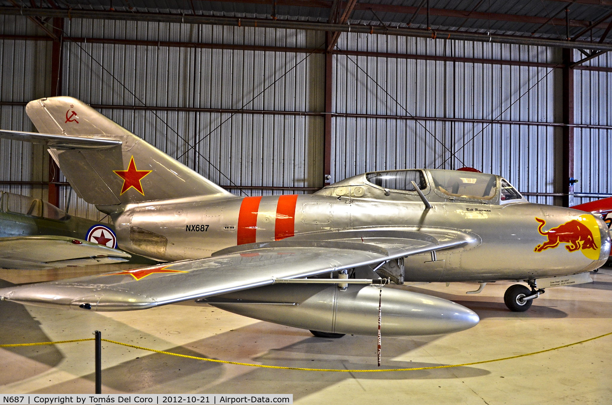 N687, 1953 Mikoyan-Gurevich MiG-15UTI C/N 1A02005, NX687 Mikoyan-Gurevich Mig-15UTI (c/n 1A02005) 