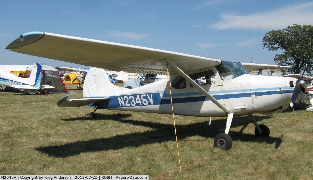 N2345V, 1952 Cessna 170B C/N 25056, EAA AirVenture 2012