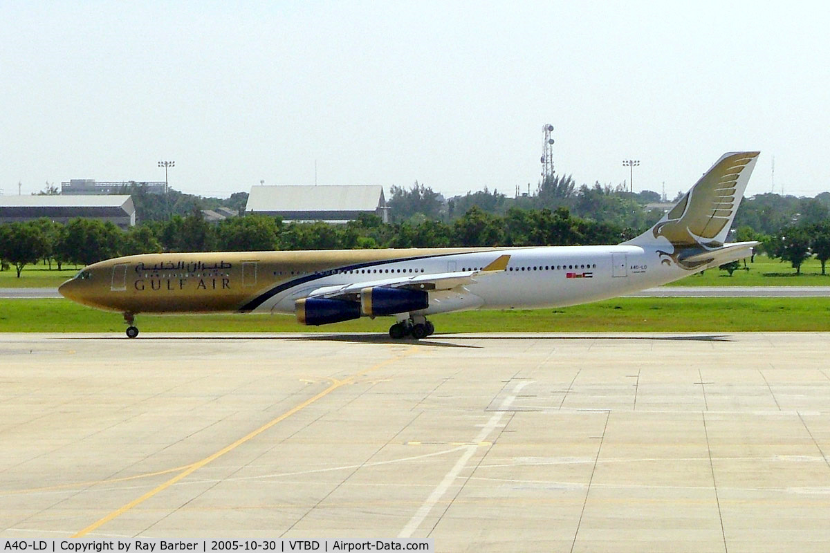 A4O-LD, 1995 Airbus A340-312 C/N 097, Airbus A340-312 [097] (Gulf Air) Bangkok~HS 30/10/2005