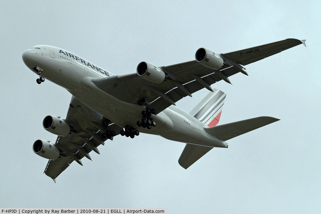 F-HPJD, 2010 Airbus A380-861 C/N 049, Airbus A380-861 [049] (Air France) Heathrow~G 21/08/2010