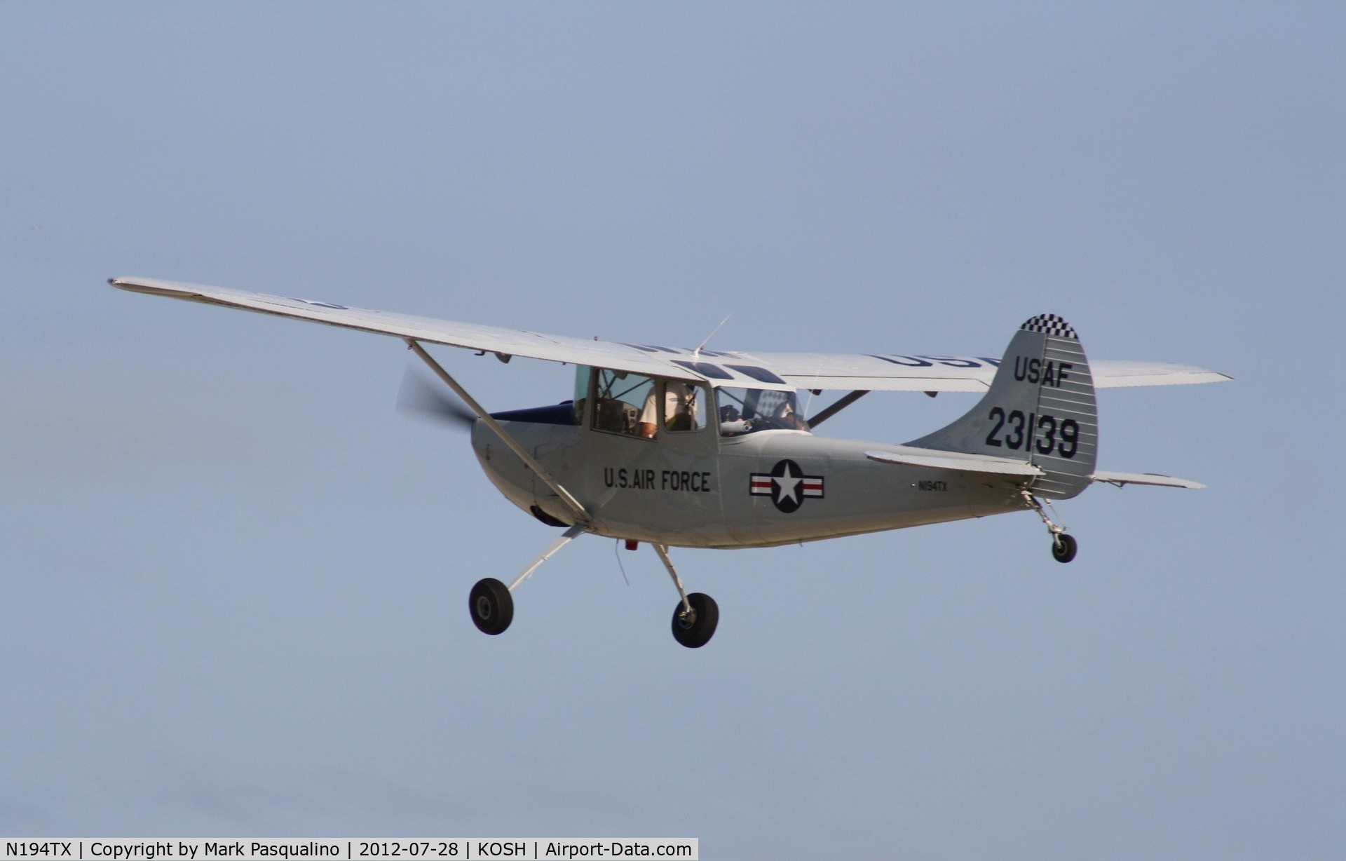 N194TX, 1951 Cessna 0-1A C/N 23139, Cessna O-1A