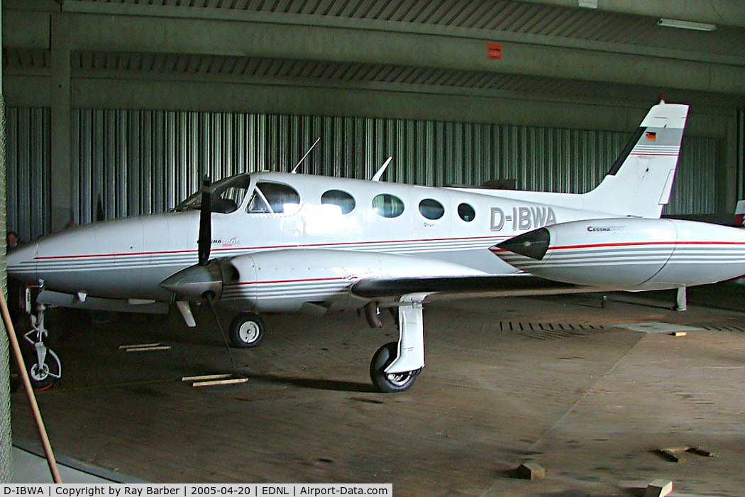D-IBWA, Cessna 340A C/N 340A1510, Cessna 340A [340A-1510] Leutkirch~D 20/04/2005