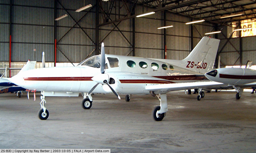 ZS-BJD, 1973 Cessna 421B Golden Eagle C/N 421B0466, Cessna 421B Golden Eagle [421B-0466] Lanseria~ZS 05/10/2003