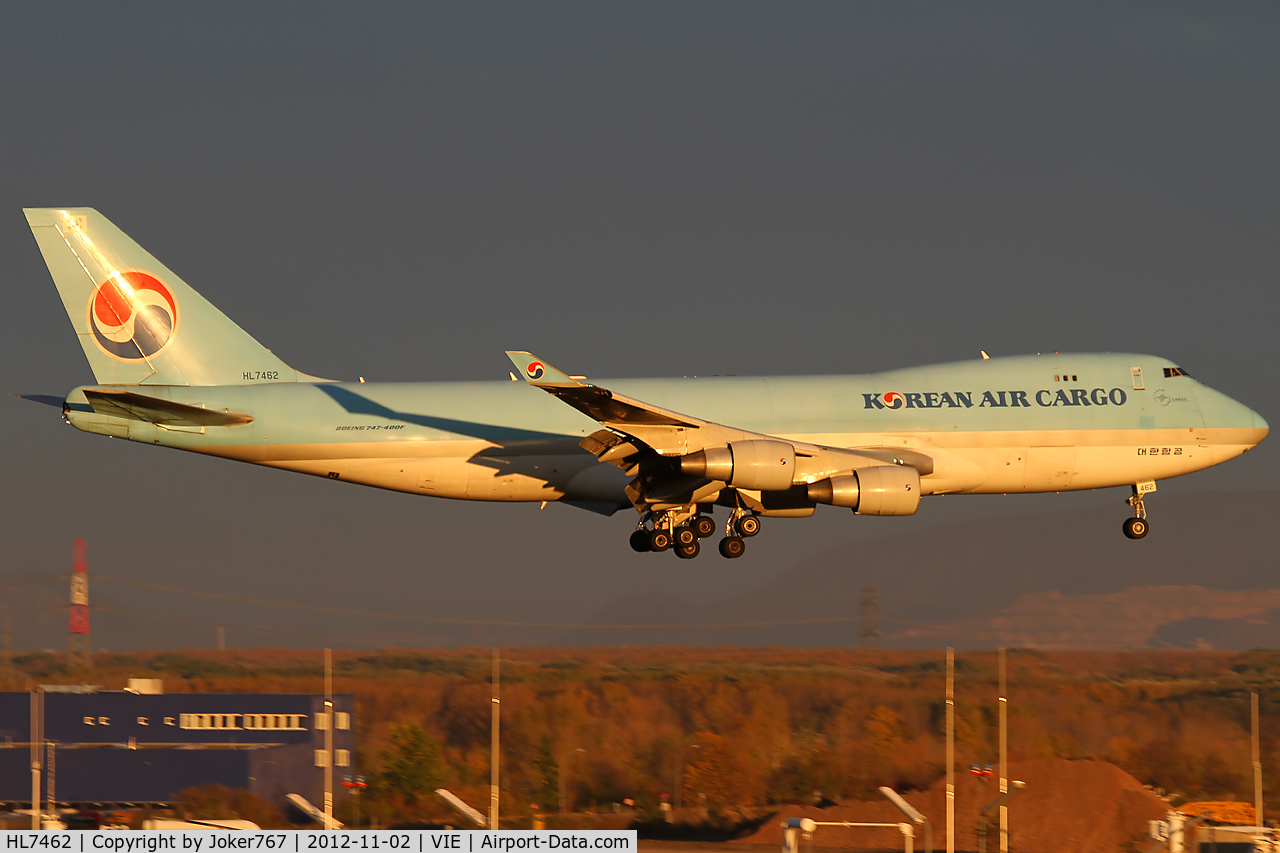HL7462, 1997 Boeing 747-4B5F/SCD C/N 26406, Korean Air Cargo