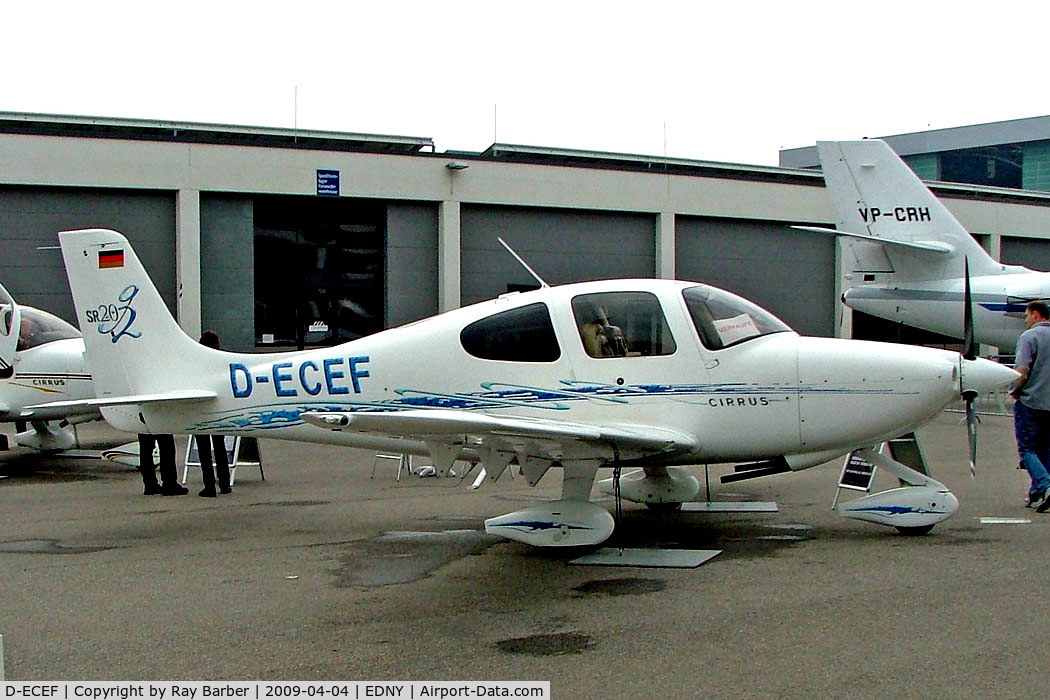 D-ECEF, 2005 Cirrus SR20 G2 C/N 1550, Cirrus Design SR-20G2 [1550] Friedrichshafen~D 04/04/2009