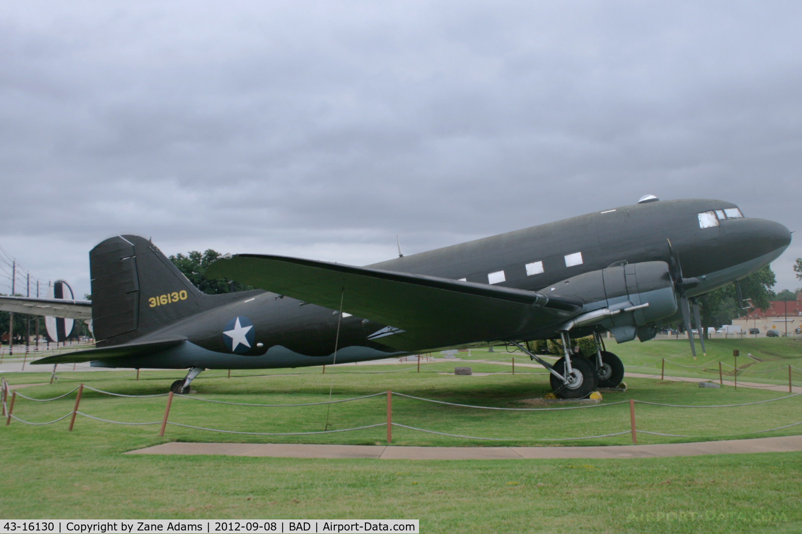 43-16130, 1942 Douglas C-47A-90-DL Skytrain C/N 20596, On display at the 8th Air Force Museum - Barksdale AFB, Shreveport, LA