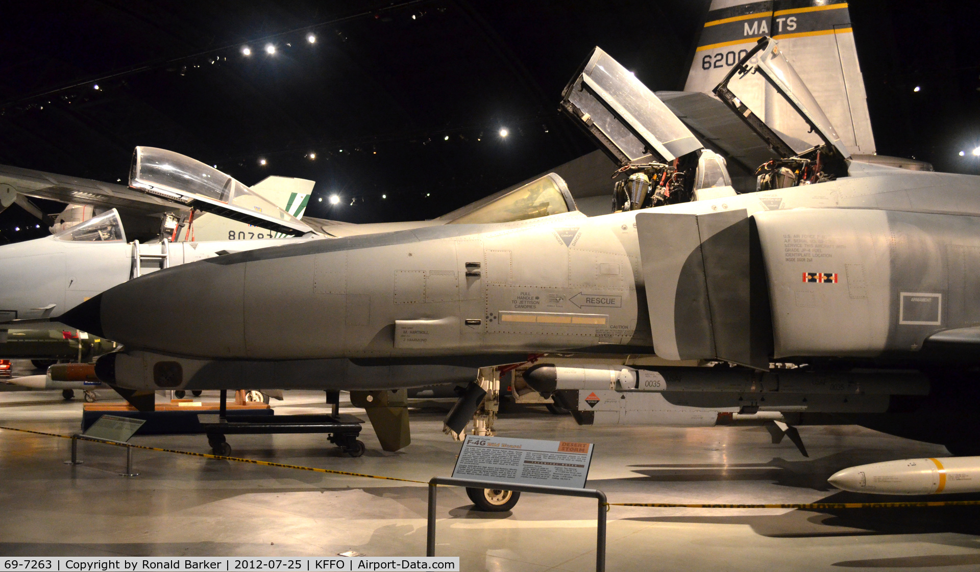 69-7263, 1969 McDonnell Douglas F-4G Phantom II C/N 3947, AF Museum