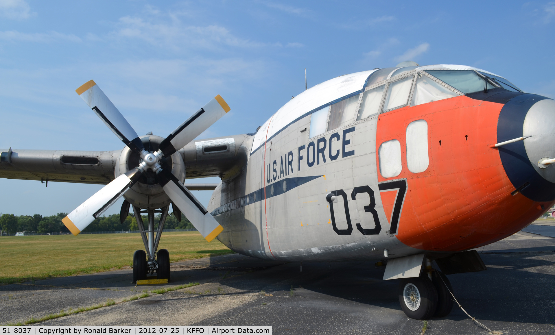 51-8037, 1951 Fairchild C-119J-FA Flying Boxcar C/N 10915, AF Museum