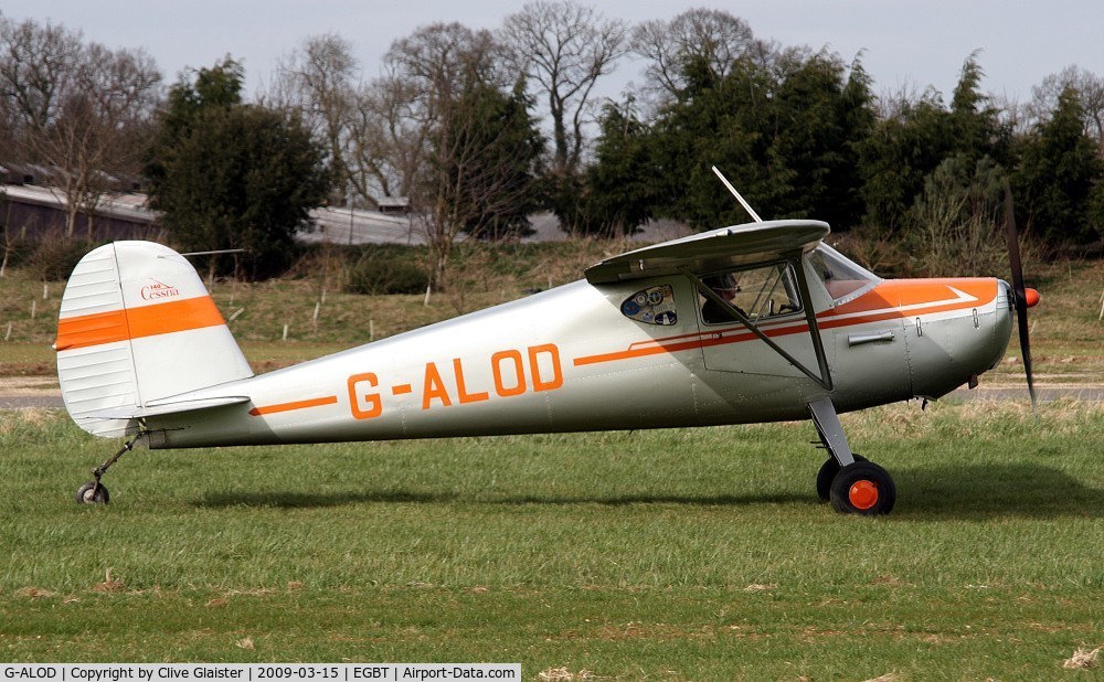 G-ALOD, 1947 Cessna 140 C/N 14691, Ex: N2440V > G-ALOD - Originally and currently in private hands since October 1983.